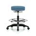 Perch Chairs & Stools Height Adjustable Stool w/ Foot Ring Metal in Blue | 28 H x 21 W x 21 D in | Wayfair LFLN2-BCO