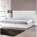 Orren Ellis Kajal Upholstered Platform Bed Upholstered in Gray | 46 H x 86 D in | Wayfair ORNE3369 41927475