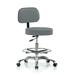 Perch Chairs & Stools Height Adjustable Exam Stool w/ Foot Ring Metal in Gray | 41.25 H x 24 W x 24 D in | Wayfair WTBAC2-BCIF-FR