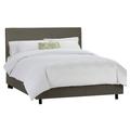 Skyline Furniture Clarita Standard Bed Upholstered/Cotton in Black | 51 H x 56 W x 78 D in | Wayfair 481BEDTWLGR