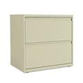 Alera® 2-Drawer Lateral Filing Cabinet Metal/Steel in Brown | 28 H x 30 W x 18 D in | Wayfair ALELA523029PY