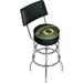 Trademark Global University of Oregon Swivel 31" Bar Stool Upholstered/Metal in Gray | 41.75 H x 20 W x 20 D in | Wayfair ORG1100-DUCK