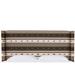Union Rustic Nicolette Linen Wingback Headboard Upholstered/Metal/Linen/Cotton in Gray/Black | 56 H x 46 W x 8 D in | Wayfair UNRS1161 38313188