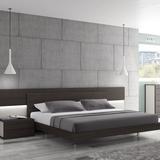 Wade Logan® Bairdford Low Profile Platform Bed Wood in Brown | 39.6 H x 113 W x 84 D in | Wayfair WDLN2209 41957911