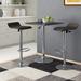 Latitude Run® Southampton Adjustable Height Pub Table Wood/Metal in Black/Brown | 27 H x 24 W x 24 D in | Wayfair ZPCD1491 38314903