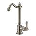 Whitehaus Collection Single Handle Kitchen Faucet in Gray | 3.5 W x 2.12 D in | Wayfair WHFH-C1006-BN