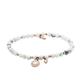 Fossil Bracelet for Women Wellness, inner length:165mm White Semi-Precious Bracelet, JA6934791