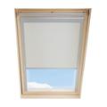 Blackout Budget Roller Blind compatible with VELUX Roof Windows with size codes M06, M35, 306, Beige