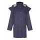 Ladies Riding Coat Long Full Length Waterproof Rain Jacket Cape Country (18, Navy)
