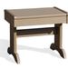 Bayou Breeze Aatikah Outdoor Side Table Wood/Plastic in Brown | 16 H x 20 W x 14 D in | Wayfair 30242F459E5846888A83F6B004850D2D