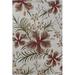 White 84 x 60 x 0.75 in Indoor Area Rug - Bayou Breeze Hartsville Floral Hand-Tufted Wool Ivory Area Rug Wool | 84 H x 60 W x 0.75 D in | Wayfair