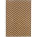 Brown/White 21.65 x 0.16 in Indoor/Outdoor Area Rug - Breakwater Bay Elisabet Chevron Brown Indoor/Outdoor Area Rug | 21.65 W x 0.16 D in | Wayfair