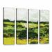 Alcott Hill® ' Hill' 4 Piece Painting Print on Wrapped Canvas Set Canvas in White | 36 H x 48 W x 2 D in | Wayfair ACOT6907 40022691