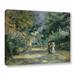 Alcott Hill® The Gardens In Montmartre, 19th Century by Pierre-Auguste Renoir - Print on Canvas in Green | 18 H x 24 W x 2 D in | Wayfair