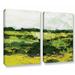 Alcott Hill® White Hill by Allan Friedlander - 2 Piece Print Set on Canvas Metal in Green | 24 H x 32 W x 2 D in | Wayfair ACOT6904 40022684