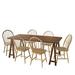 August Grove® Sims 7 Piece Dining Set Wood in Brown | 29.5 H in | Wayfair 9FC05DE756B341A8895B160B268A9994