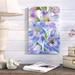 Ebern Designs Delphinium Finery Photographic Print on Wrapped Canvas Canvas | 24 H x 16 W x 2 D in | Wayfair AGGR5486 39389737