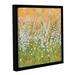 Alcott Hill® Sun Drenched Framed Painting Print on Wrapped Canvas in Green/Indigo/Orange | 18 H x 18 W x 2 D in | Wayfair ALCT8222 32650570