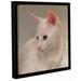 August Grove® ' Kitten' Framed Painting Print on Canvas in White | 18 H x 18 W x 2 D in | Wayfair AGGR2624 37978129