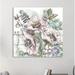 August Grove® 'White Poppies & Eucalyptus II' by Tre Sorelle Studios - Wrapped Canvas Painting Print Canvas in Green/Pink | Wayfair