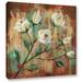 Alcott Hill® Flowers Garden III Painting Print on Wrapped Canvas Canvas, Cotton in Brown/Green | 18 H x 18 W x 2 D in | Wayfair ALCT6691 31559911