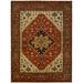 Red/White 96 x 0.5 in Area Rug - Astoria Grand Martinsburg Oriental Hand Knotted Wool Rust Area Rug Wool | 96 W x 0.5 D in | Wayfair