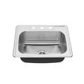 American Standard Colony 25" L x 22" W Drop-In Kitchen Sink Stainless Steel in Gray | 6 H x 25 W x 22 D in | Wayfair 22SB.6252283S.075