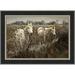 Ashton Wall Décor LLC 'White Horses' Framed Photographic Print Paper in Brown/White | 31.5 H x 43.5 W x 1.19 D in | Wayfair 6047