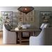 Artistica Home Cohesion 7 - Piece Extendable Solid Wood Dining Set Wood/Upholstered in Brown | Wayfair