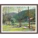 Ashton Wall Décor LLC Country Colors 'Early Spring' Framed Painting Print on Canvas Canvas, Solid Wood in White | 28 H x 36 W x 1 D in | Wayfair