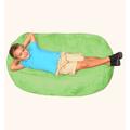 Bay Isle Home™ Breton Large Bean Bag Chair & Lounger Scratch/Tear Resistant/Microfiber/Microsuede in Green | 22 H x 44 W x 22 D in | Wayfair