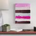 Brayden Studio® 'Pink For Me & You' Acrylic Painting Print on Wrapped Canvas in Brown/Pink | 20 H x 15 W x 1.5 D in | Wayfair