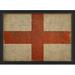 The Artwork Factory English Flag III Framed Graphic Art Paper, Metal in Red | 12.63 H x 17.13 W x 1.13 D in | Wayfair 19472