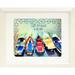 Buy Art For Less 'Life Is Good' by Jill Meyer Framed Graphic Art Paper in Blue/Green/Red | 12 H x 16 W x 1.25 D in | Wayfair