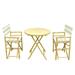 Bay Isle Home™ Sinta Bamboo 3 Piece Bistro Set Wood in Green/Black/Brown | Outdoor Furniture | Wayfair 5BC84C265DFF440D851190B7224F5BF6