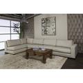 White Reclining Sectional - Wade Logan® Maggio 159" Wide Linen Left Hand Facing Modular Sectional Linen | 33 H x 159 W x 76 D in | Wayfair