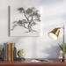 Winston Porter Sumi Tree II Painting Print on Wrapped Canvas in Gray | 18 H x 18 W x 1.5 D in | Wayfair CHLH7586 33330838