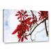 Charlton Home® Red Bush by Irena Orlov - Wrapped Canvas Print Canvas in Red/White | 16 H x 24 W x 2 D in | Wayfair CHRL2364 38028513