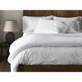 Coyuchi 300 Thread Count 100% Cotton Percale Flat Sheet Cotton Percale in White | 106 H x 66 W in | Wayfair 1020177