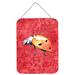 Caroline's Treasures Lady Bug by Sylvia Corban Painting Print Plaque Metal in Orange/Red | 8 H x 12 W x 0.02 D in | Wayfair 8868DS812
