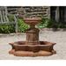 Campania International Beauvais Concrete Fountain | 31.25 H x 40.25 W x 40.25 D in | Wayfair FT-167-TR