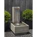 Campania International Concrete Falling Water Fountain | 34.75 H x 20.25 W x 30 D in | Wayfair FT-288-NA