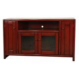 Darby Home Co Richland Solid Wood TV Stand for TVs up to 60" Wood in Red | 32 H in | Wayfair DBHM4307 41983193