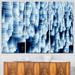 Design Art Abstract Ice - 3 Piece Graphic Art on Wrapped Canvas Set Canvas in Blue | 28 H x 36 W x 1 D in | Wayfair PT6502-3P