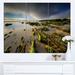Design Art 'Furnas Virgin Beach Galicia Spain' Photographic Print Multi-Piece Image on Wrapped Canvas in Green | 28 H x 36 W x 1 D in | Wayfair