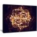 Design Art Fractal Brown Flower Explosion - Wrapped Canvas Graphic Art Print Canvas in Black/Brown | 8 H x 12 W x 1 D in | Wayfair PT8698-12-8