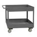 Durham Manufacturing Stock Utility Cart w/ Lips Up Metal in White | 39 H x 36 W x 24 D in | Wayfair RSC6-2436-2-3.6K-95