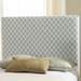 Darby Home Co Tashina King Panel Headboard Upholstered/Polyester in Gray/White | 53.9 H x 78 W x 3.1 D in | Wayfair DRBC1173 30328990