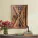 Gracie Oaks Oversized Farmhouse Wall Clock Metal in Brown | 32 H x 21 W x 1 D in | Wayfair DRBH1673 43627898