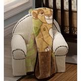 Disney Lion King Urban Jungle Luxury Plush Throw in Brown/Green | 45 H x 30 W in | Wayfair 5090225